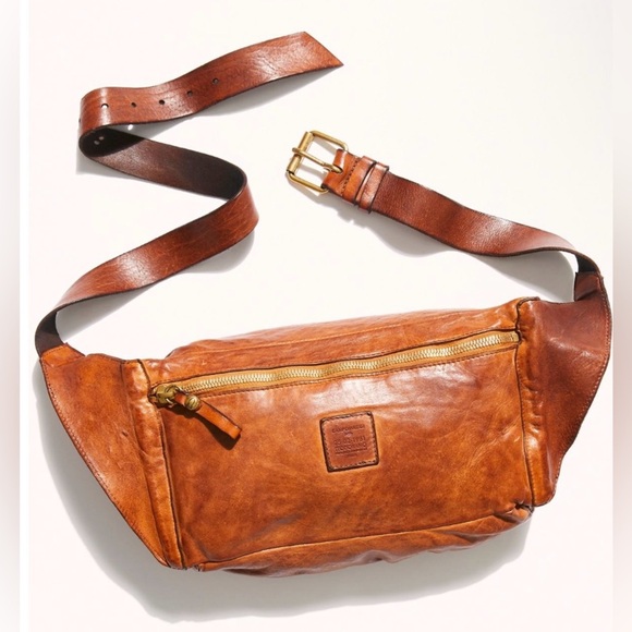 NEW Campomaggi Leather Brato Belt Bag True Cognac - Picture 3 of 13